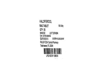 Haloperidol 5 mg Blister Pack (Haloperidol 5mg(sandoz))
